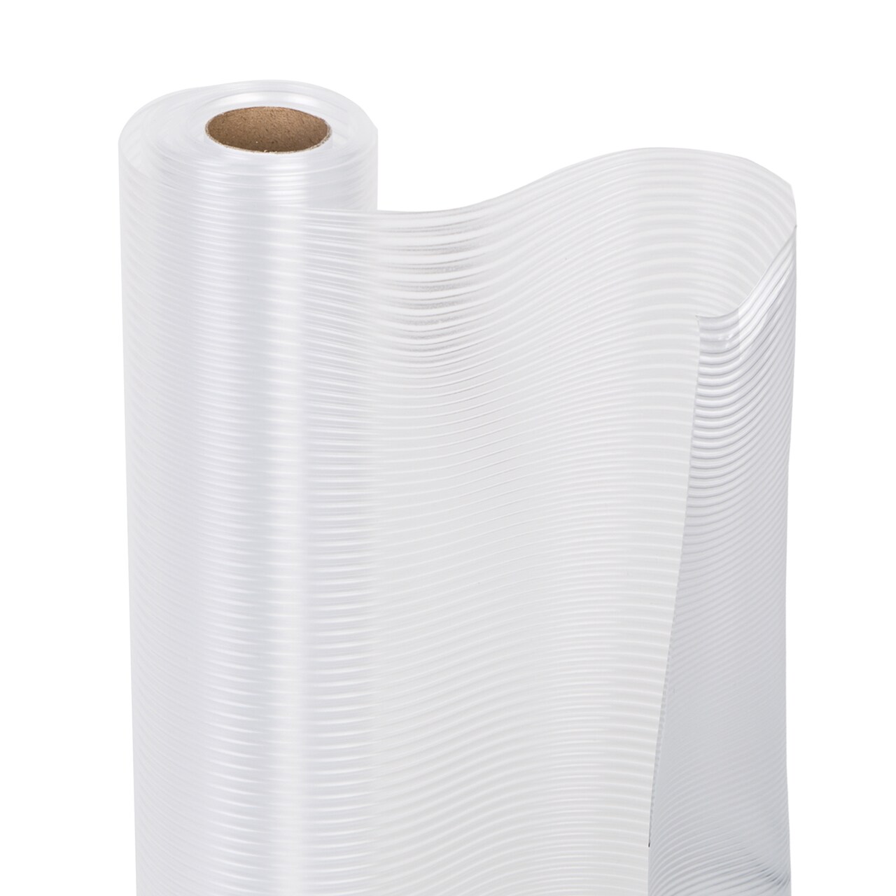 Smart Design Wire Rack Shelf Liner - Ribbed Grip - 12 Inch x 36 Feet (Set of 6 Rolls Total) - Clear